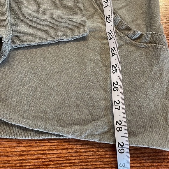 ATHLETA Pranayama open leisure cardigan MODAL fabric waterfall collar pockets MP - Picture 10 of 10